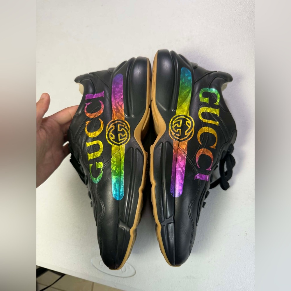 Size 9 Men - Gucci Rhyton Iridescent Logo - Picture 14 of 16